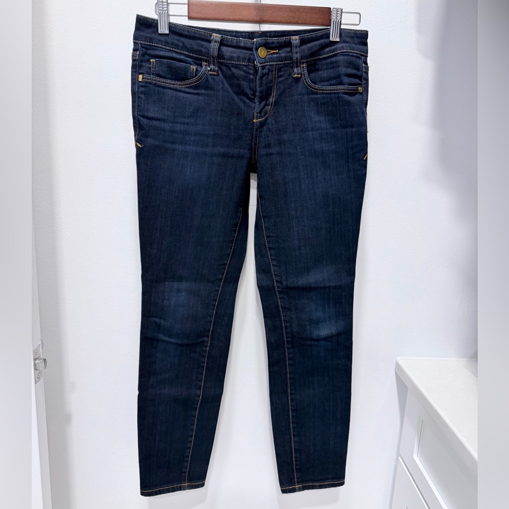 Anthropologie Pilcro and the Letterpress Stet  Dark Indigo Skinny Jeans - Sz 26P